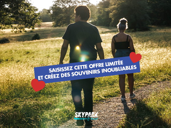 Vivez une Saint Valentin pleine d'aventure avec Skypark Normandie